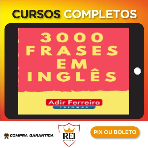 3000 (Frases + Ăudio) em InglĂȘs - Adir Ferreira